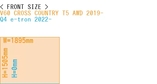 #V60 CROSS COUNTRY T5 AWD 2019- + Q4 e-tron 2022-